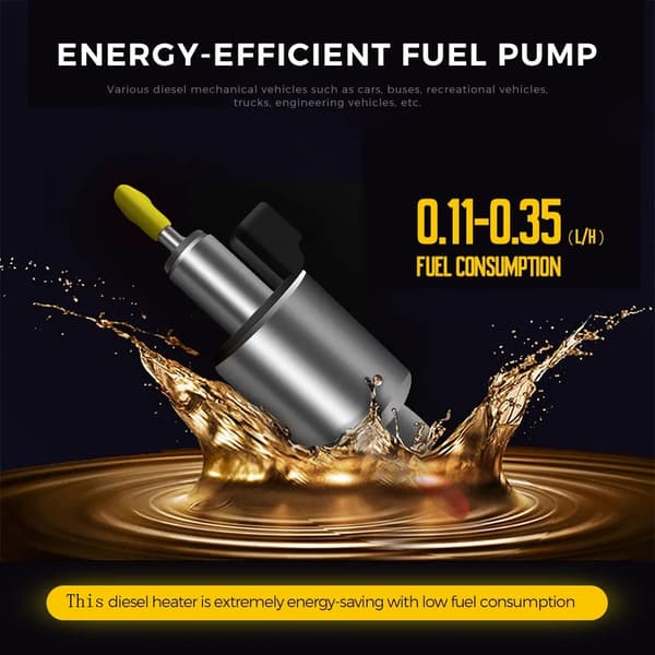 12V/24V/220V 5KW dieselluftvärmare med Bluetooth APP-kontroll, tidtagningsfunktion, energisnål, säker, lättmanövrerad