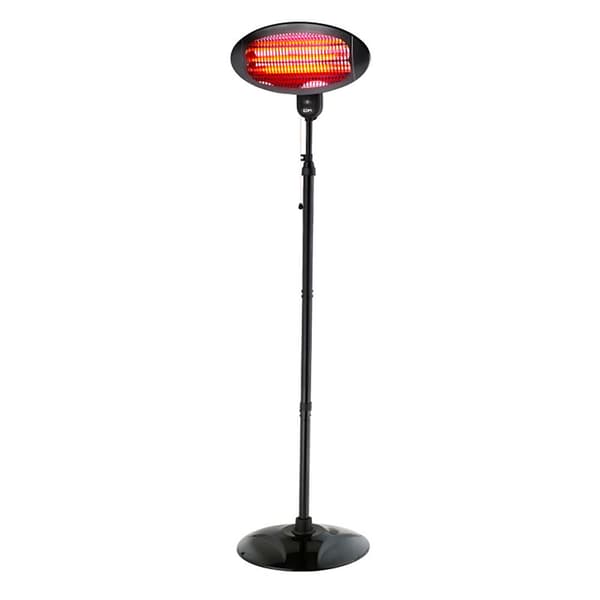 Edm Kvartsspis 7091 2000w Svart