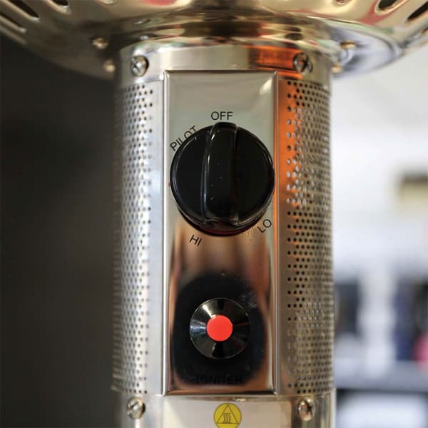 Kekai Gas Utomhusvärmare Niklas Metal 13000w Silver
