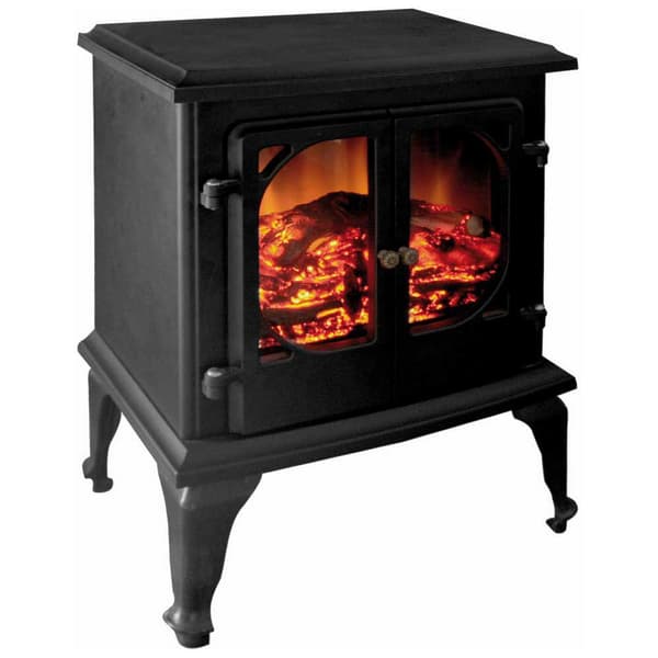 Kekai Elektrisk Skorsten Vulcano 1000-2000w Sort One Size / EU Plug