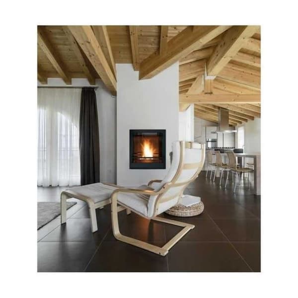 Inbyggd Bio-Fireplace 2000W Black Tecno Air System