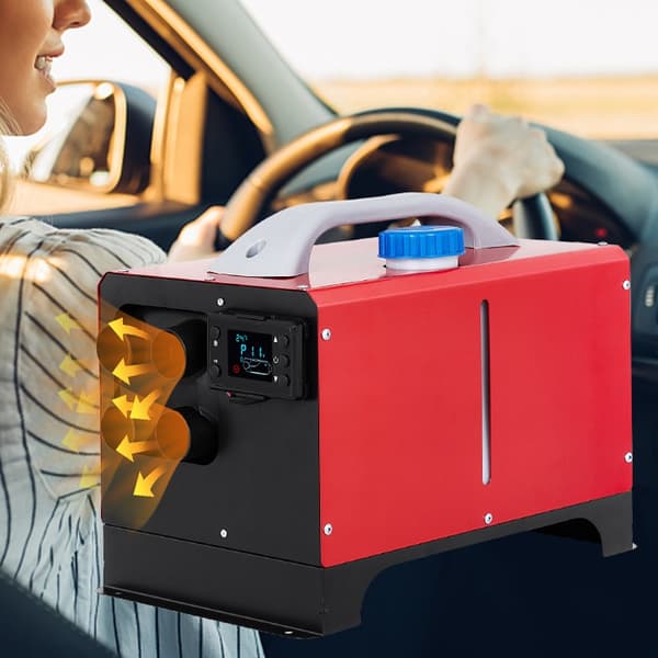 8KW 12V 4-luftsuttag integrerad dieselluftvärmare för dieselfordon och inomhus, låg energiförbrukning, lågt ljud, fjärrkontroll