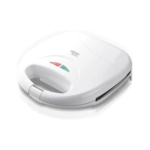 Panini-sandwichmaskin 750W - HAEGER - Vit - Elektrisk