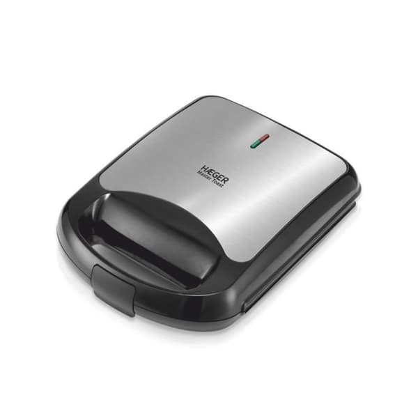 Sandwichmaskin - HAEGER - Master Toast 1500 W - Non-stick - Rostfritt stål - Grå