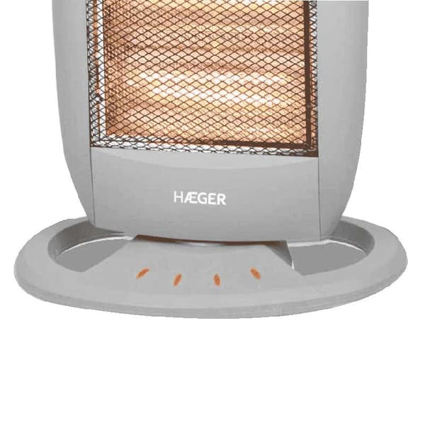 Haeger Lämmitin Hh-120.002a 1200w Hopeinen One Size / EU Plug