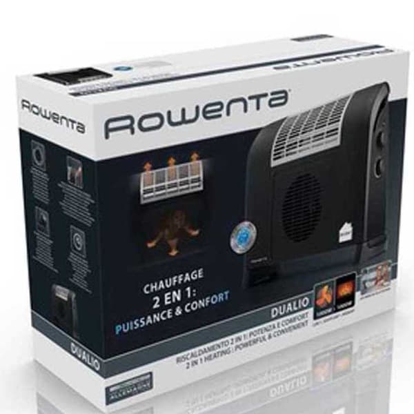 Rowenta Lämmitin Atlas Silence 2400w Musta One Size / EU Plug