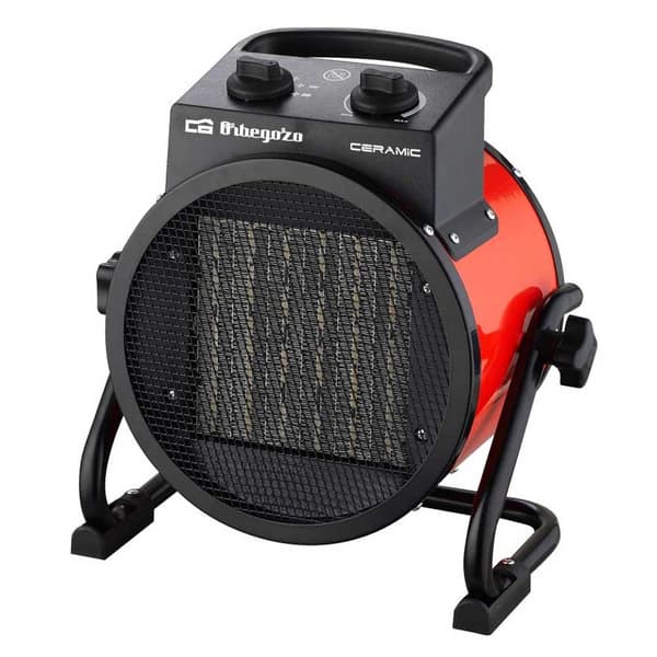 Orbegozo Ammattimainen Keraaminen Lämmitin Fhr3050 3000w Hopeinen One Size / EU Plug musta, Punainen