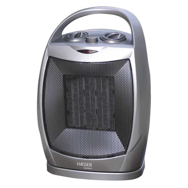 Haeger Keramisk Varmelegeme Fh-15c.012a 1500w Søvfarvet One Size / EU Plug Sølv