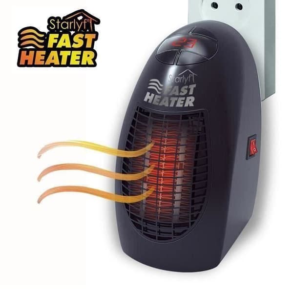 ZN*Starlyf Fast Heater – bärbar och kraftfull minivärmare - Termo-keramisk teknik för vägguttag