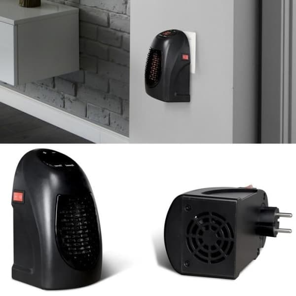 Termo-keramisk tillsatsvärme - IDMARKET - 400 W - Programmerbar - Anslutet objekt - Skonsam värme