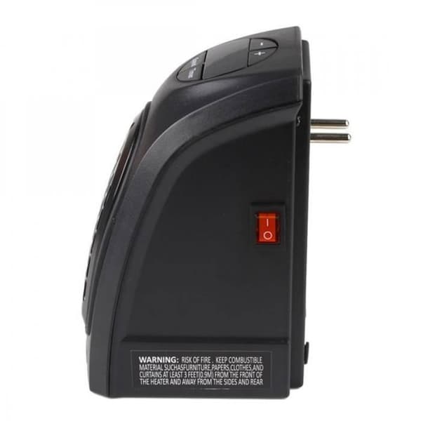 Mobil Elektrisk Kylare - FLÄKT - Mini Bärbar 400 W Varmluftskylare - Svart