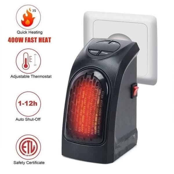 Fast Heater bärbar värmare med Thermo keramisk teknologi - 400 Watt