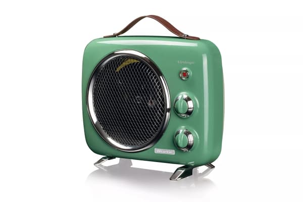 Ariete Vintage fan heater Retro 2000w, Green