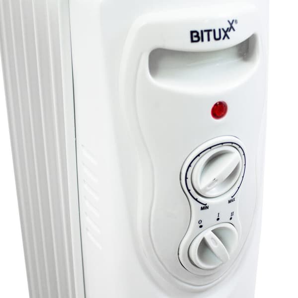 Elektrisk Oliek?ler 1500W Hvid 7 finner L BITUXX