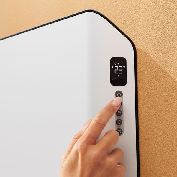 Duux | Edge 1500 Smart konvektorilämmitin | 1500W | Tehotasojen lukumäärä | Sopii enintään m³ | Sopii ylempiin huoneisiin Valkoinen