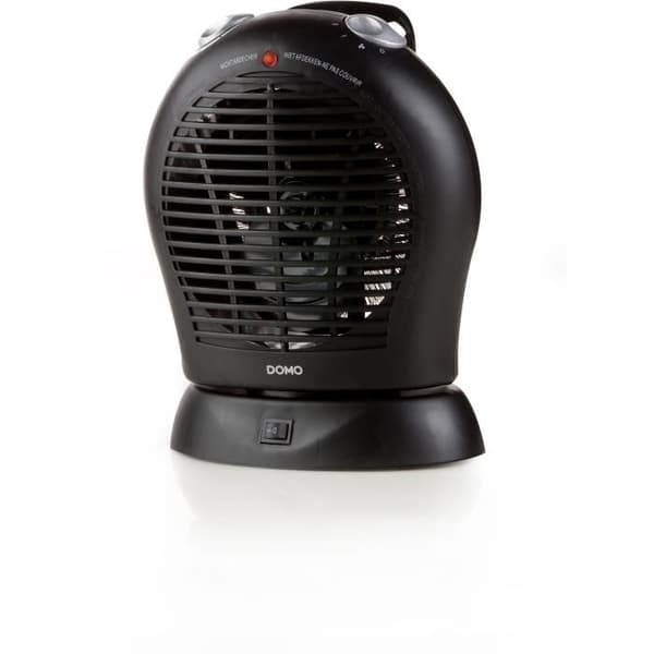 DOMO DO7324F Värmefläkt - 2 temperaturnivåer (1000W-2000W) - Fläktfunktion