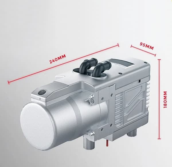 12V 5KW bensin/diesel luftvärmaresats, 2 arbetslägen, låg bränsle- och elförbrukning, lågt ljud, enkel installation