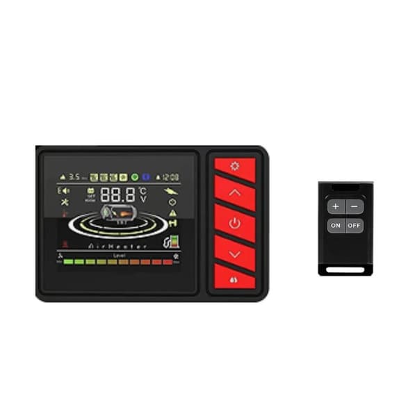 12V/24V dieselluftvärmare LCD-panel med APP Bluetooth-funktion + trådlös fjärrkontroll, typ 3