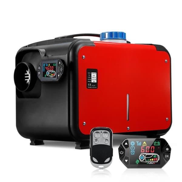 8KW 12V dieselluftvärmare med LCD-brytare och fjärrkontroll, integrerad bilparkeringsvärmare