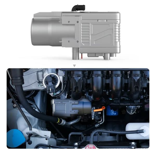 12V 5KW bensin/diesel luftvärmare, VVS-värmare, parkeringsvärmare, 2 arbetslägen, lågt ljud