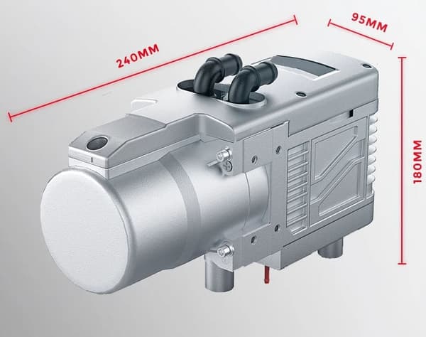 12V 5KW bensin/diesel luftvärmare, VVS-värmare, parkeringsvärmare, 2 arbetslägen, lågt ljud