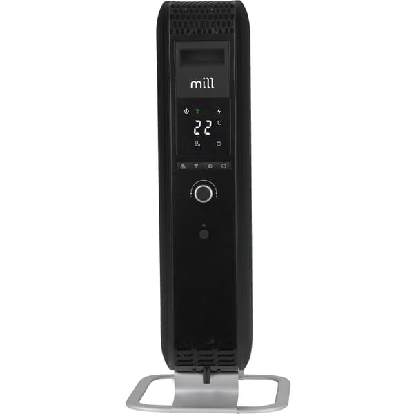 Mill Oljefylt Gulvovn 1500W WiFi Sort