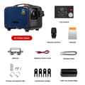 Miniatyrbild 6 av 7: 8KW 12V/24V bärbar dieselluftvärmare med Bluetooth APP-kontroll, ultratyst, intelligent bränslebesparing, flera skydd