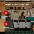 Miniatyrbild 4 av 9: 8KW 12V/24V/230V dieselluftvärmare med ventilationsfunktion, Bluetooth APP-kontroll, låg bränsleförbrukning och lågt ljud