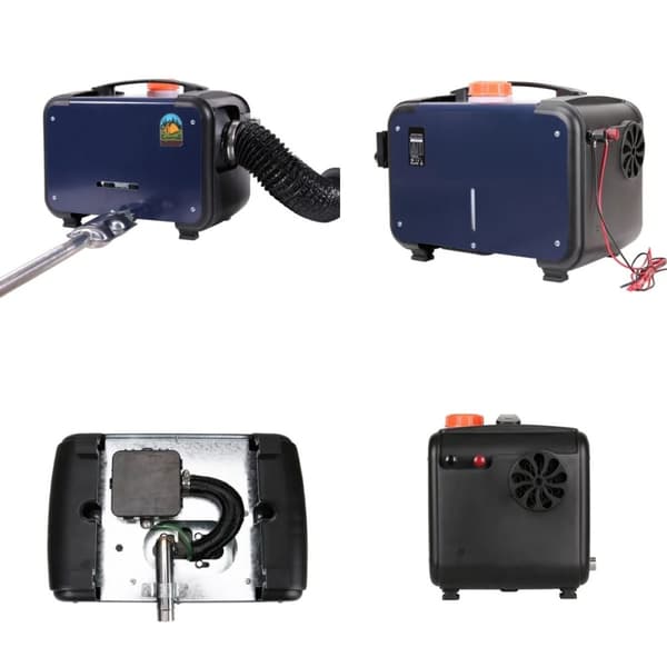 8KW 12V/24V/230V dieselluftvärmare med Bluetooth-kontroll, diesel rumsvärmare, intelligent konstant temperatur, säker att använda
