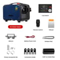 Miniatyrbild 6 av 7: 8KW 12V&24V bärbar diesel rumsvärmare, diesel luftvärmare med Bluetooth APP kontroll, bil parkeringsvärmare, snabb uppvärmning