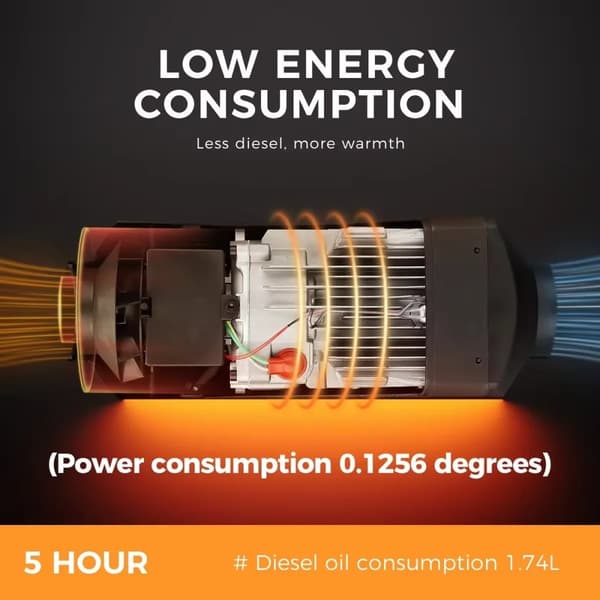 8KW DC 12V/DC 24V/AC 230V bärbar diesel rumsvärmare, integrerad diesel luftvärmare, bilparkeringsvärmare