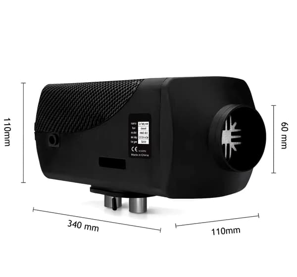 2KW 12V/24V delad dieselluftvärmare med bluetooth APP-kontroll, bärbar rumsvärmare, parkeringsvärmare, snabb uppvärmning