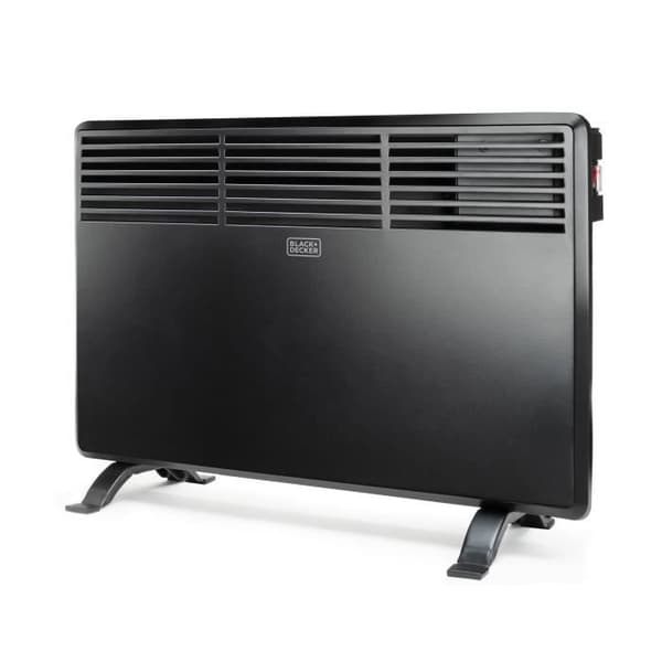 Black + Decker | BXCSH1200E - 1200W Elektrisk extra kylare | Lämplig för badrum | Med programmeringsenhet
