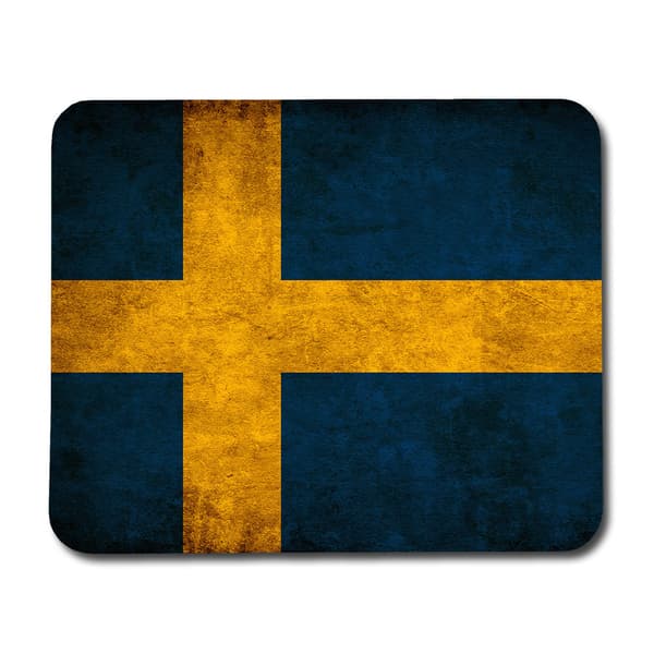 Vintage Svenska Flagga Musemåtte