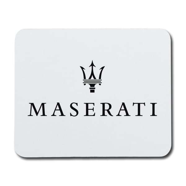 Maserati Svart Logo Musemåtte