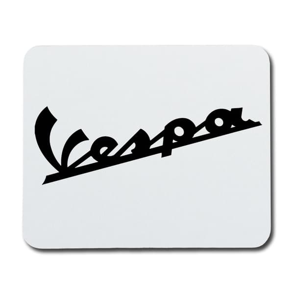 Vespa Svart Logo Musmatta