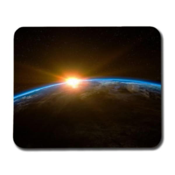 Soluppgång Över Planetjorden Musemåtte