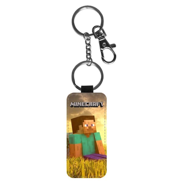 Minecraft Steve Nyckelring