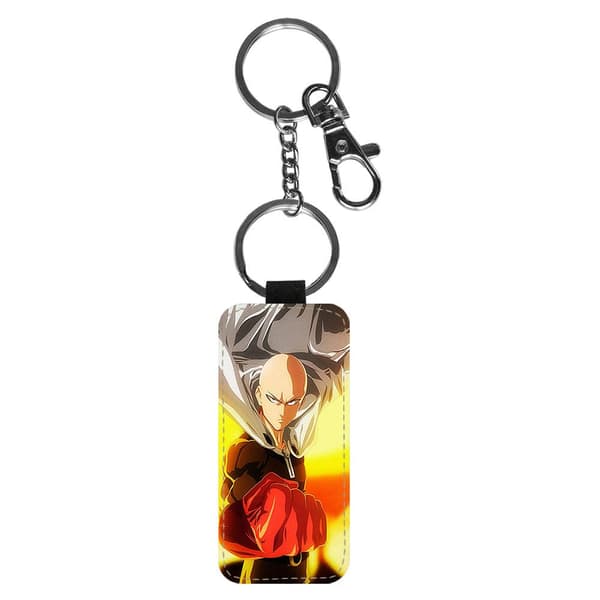 Manga One Punch Man Saitama Nøkkelring