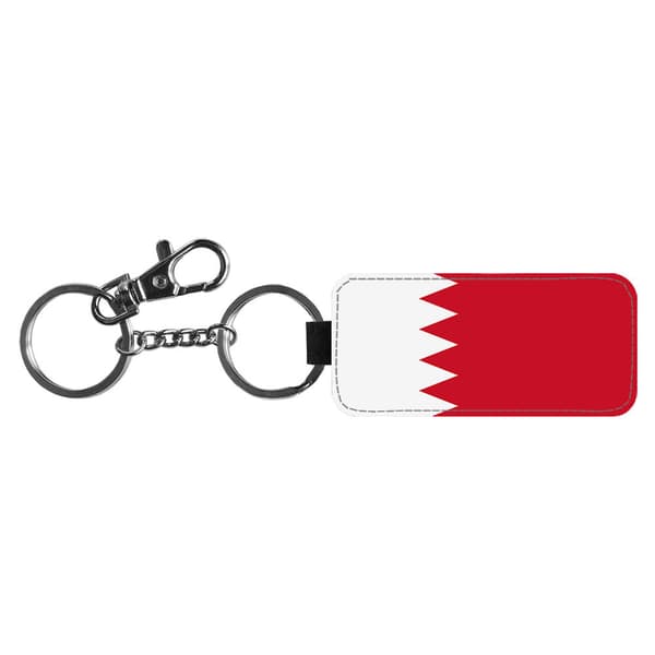 Bahrain Flagga Nyckelring