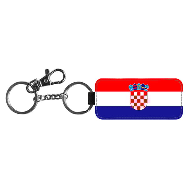 Kroatien Flagga Nyckelring
