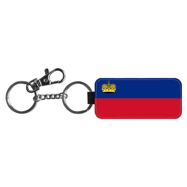 Liechtenstein Flagga Nyckelring