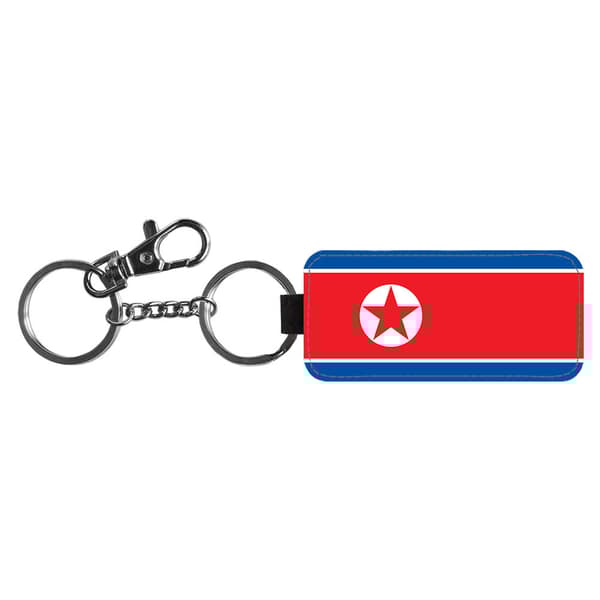 Nordkorea Flagga Nøkkelring