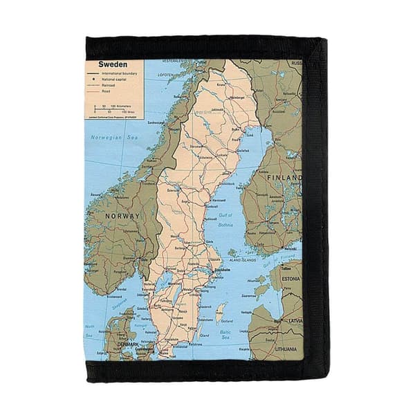 Map of Sweden Tegnebog