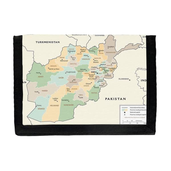 Afghanistan Map Tegnebog