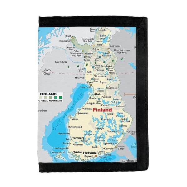 Map of Finland Lompakko