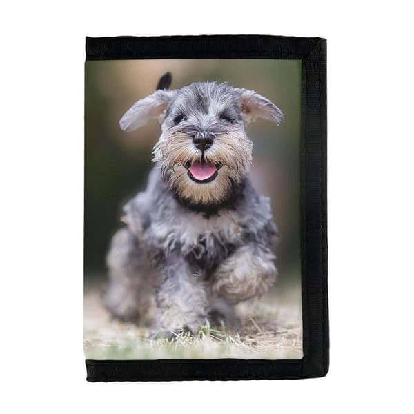 Hund Dvärgschnauzer Plånbok