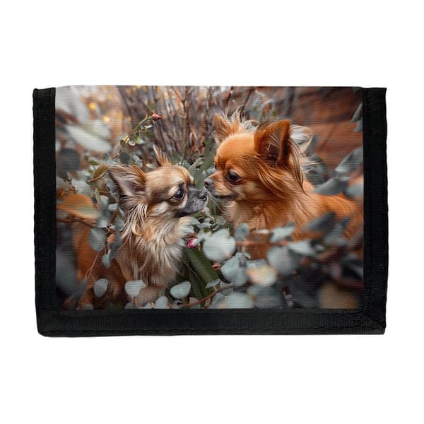 Långhårig Chihuahua Plånbok