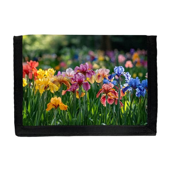 Blomster Iris Lommebok