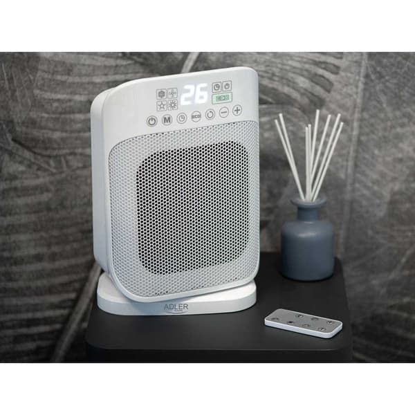 Adler Ad 7727 Lcd Keramisk Varmeapparat 1500w